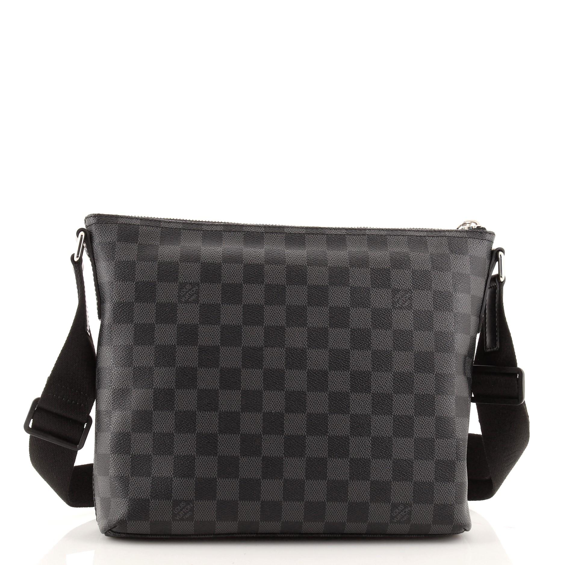 Louis Vuitton Mick Handbag Damier Graphite PM In Good Condition In NY, NY