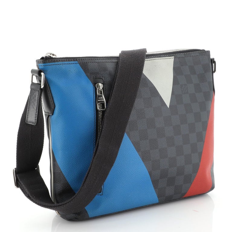 Louis Vuitton Mick Handbag Regatta Damier Cobalt PM For Sale at 1stdibs