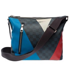 Louis Vuitton Mick PM America's Cup 2017 hobo bag in damier cobalt canvas, PHW