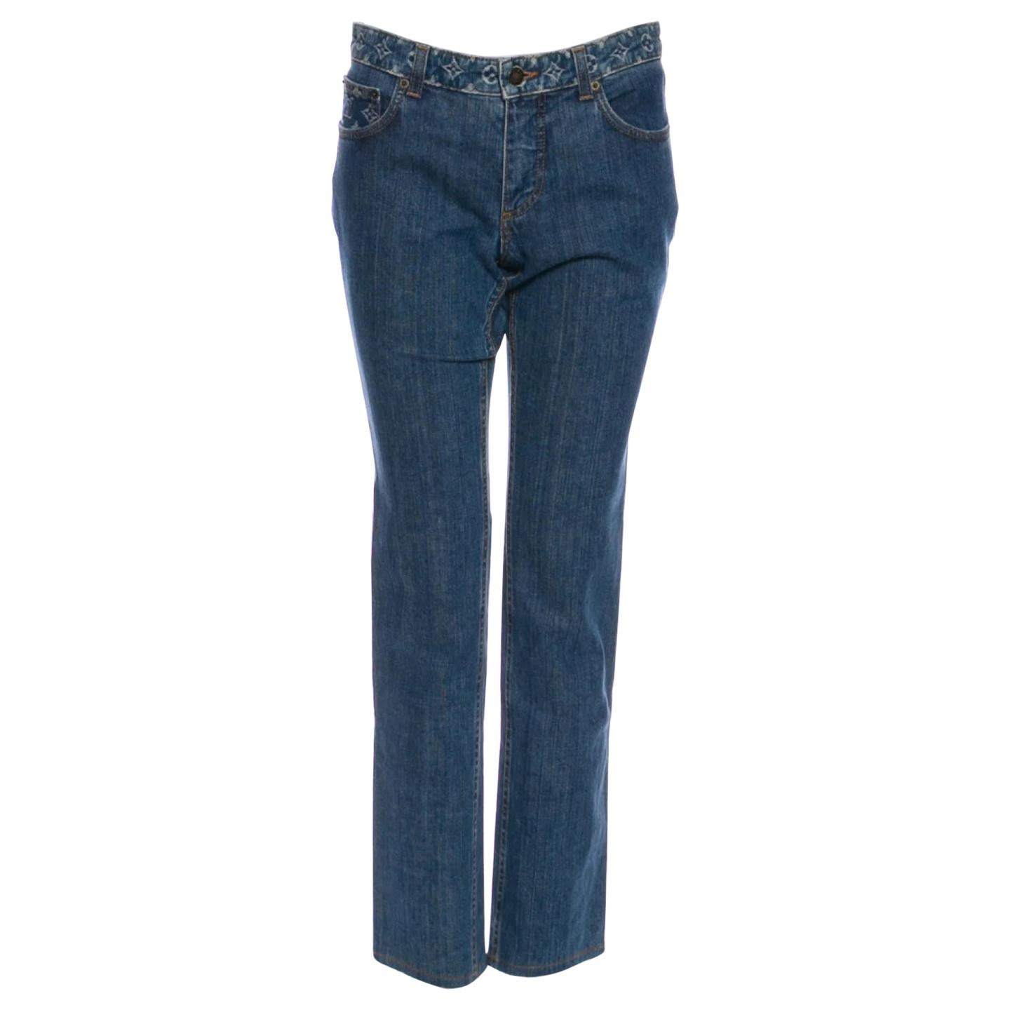 Louis Vuitton Mid-Rise Straight Leg Jeans (US 6 / FR 38)