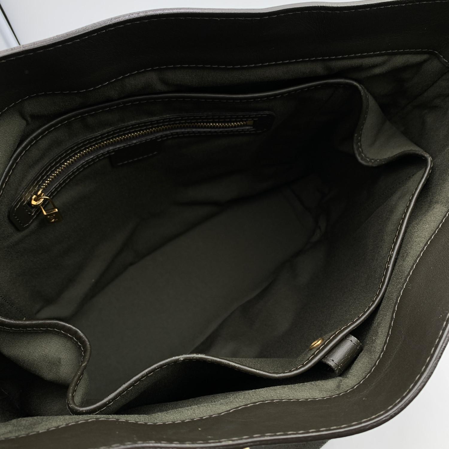 Women's or Men's Louis Vuitton Military Green Mini Lin Monogram Lucille GM Tote Bag