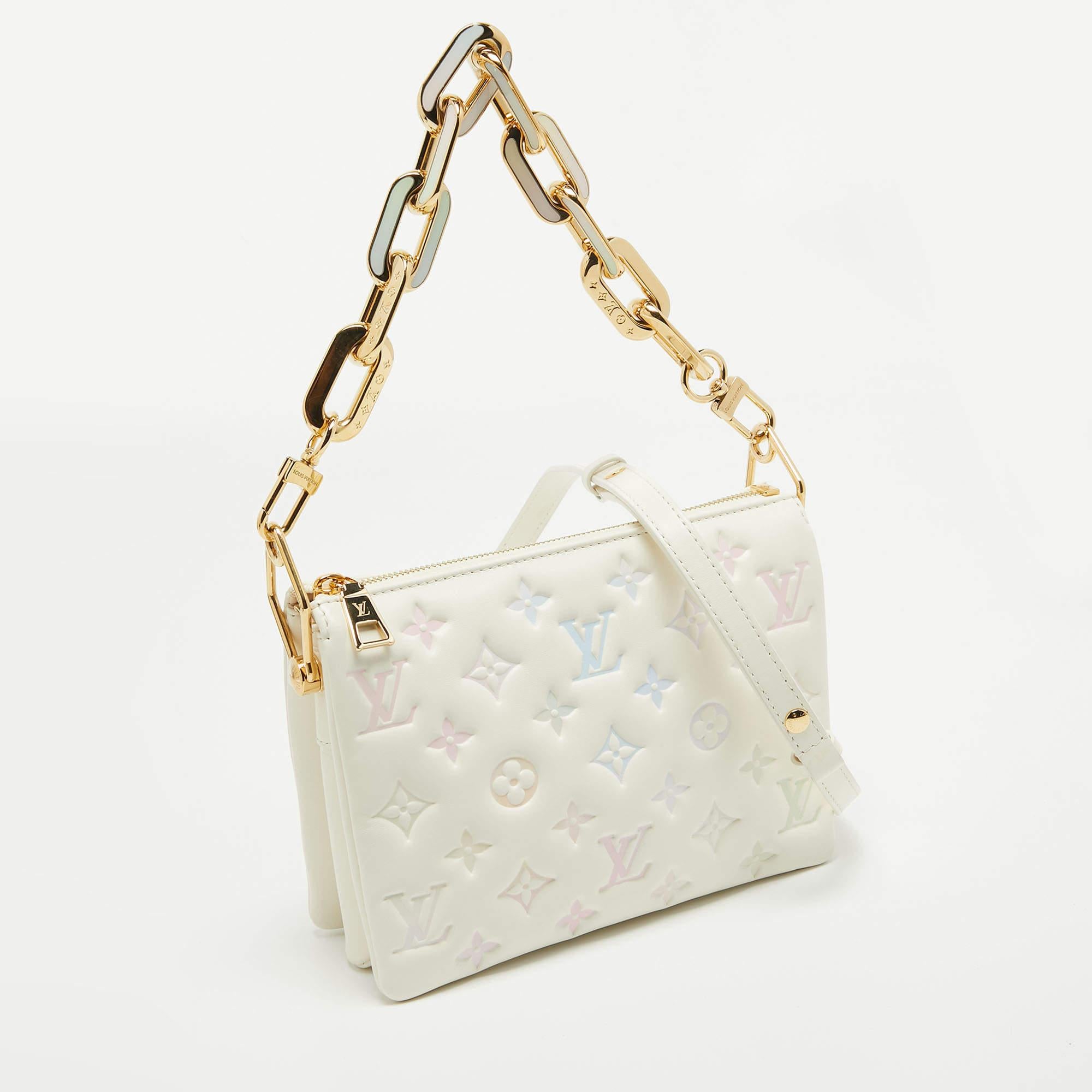 Louis Vuitton Milky Way Monogram Embossed Puffy Leather Coussin BB Bag 1