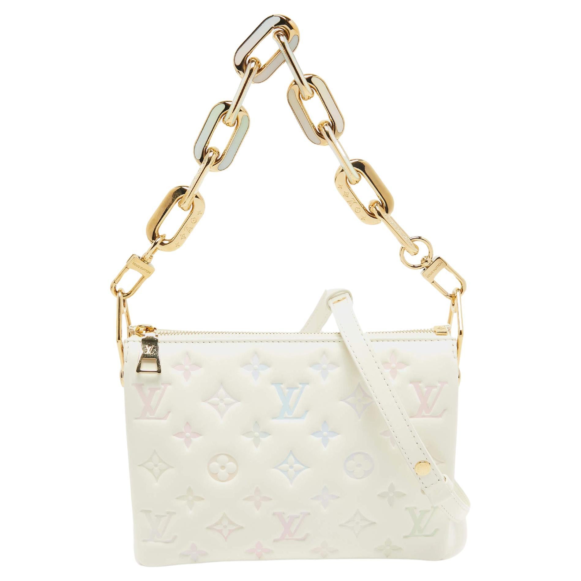 Louis Vuitton Milky Way Monogram Embossed Puffy Leather Coussin BB Bag