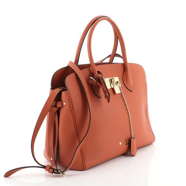 Louis Vuitton Veau Nuage Milla PM - Orange Handle Bags, Handbags