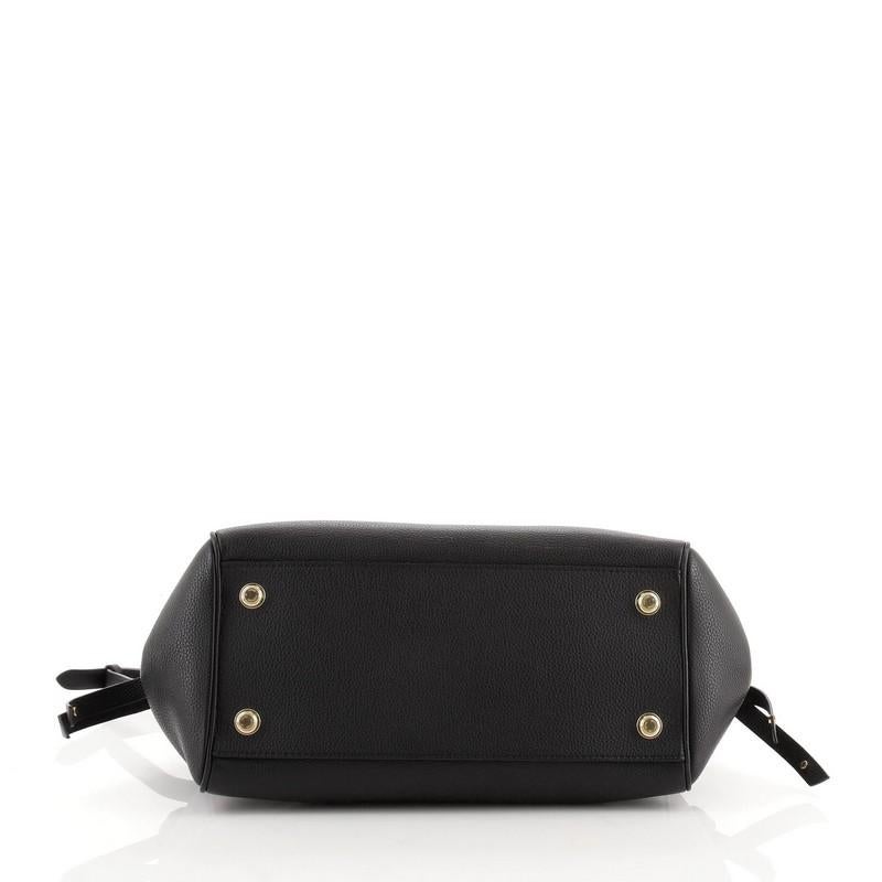 Black Louis Vuitton Milla Handbag Veau Nuage Calfskin MM