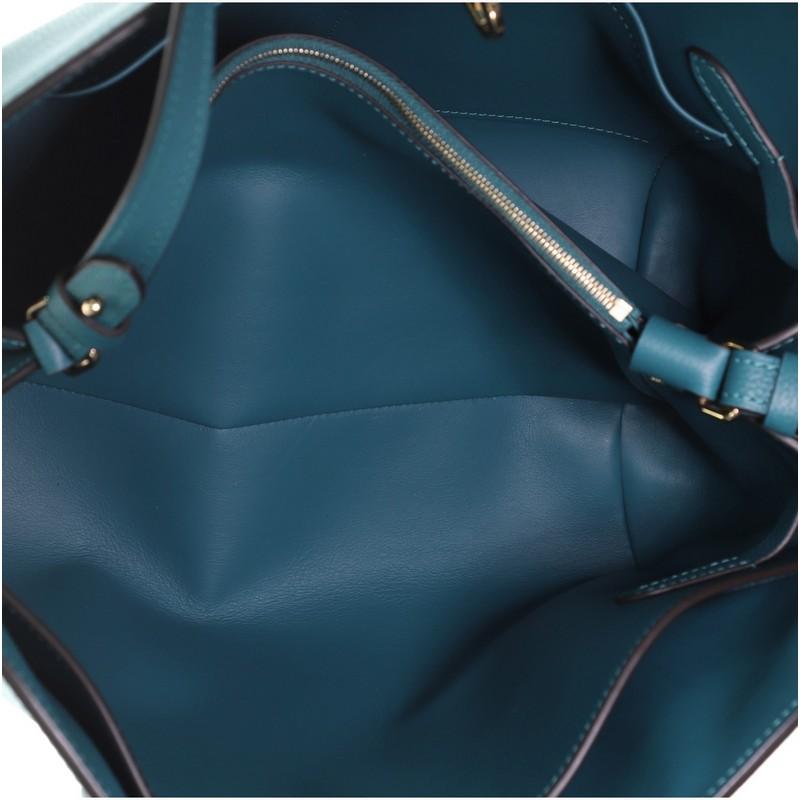 Blue Louis Vuitton Milla Handbag Veau Nuage Calfskin MM