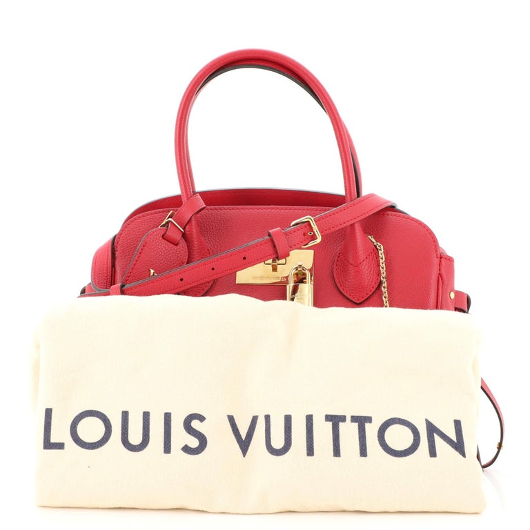 Louis Vuitton Brown Calfskin Leather Milla PM Satchel Bag Louis
