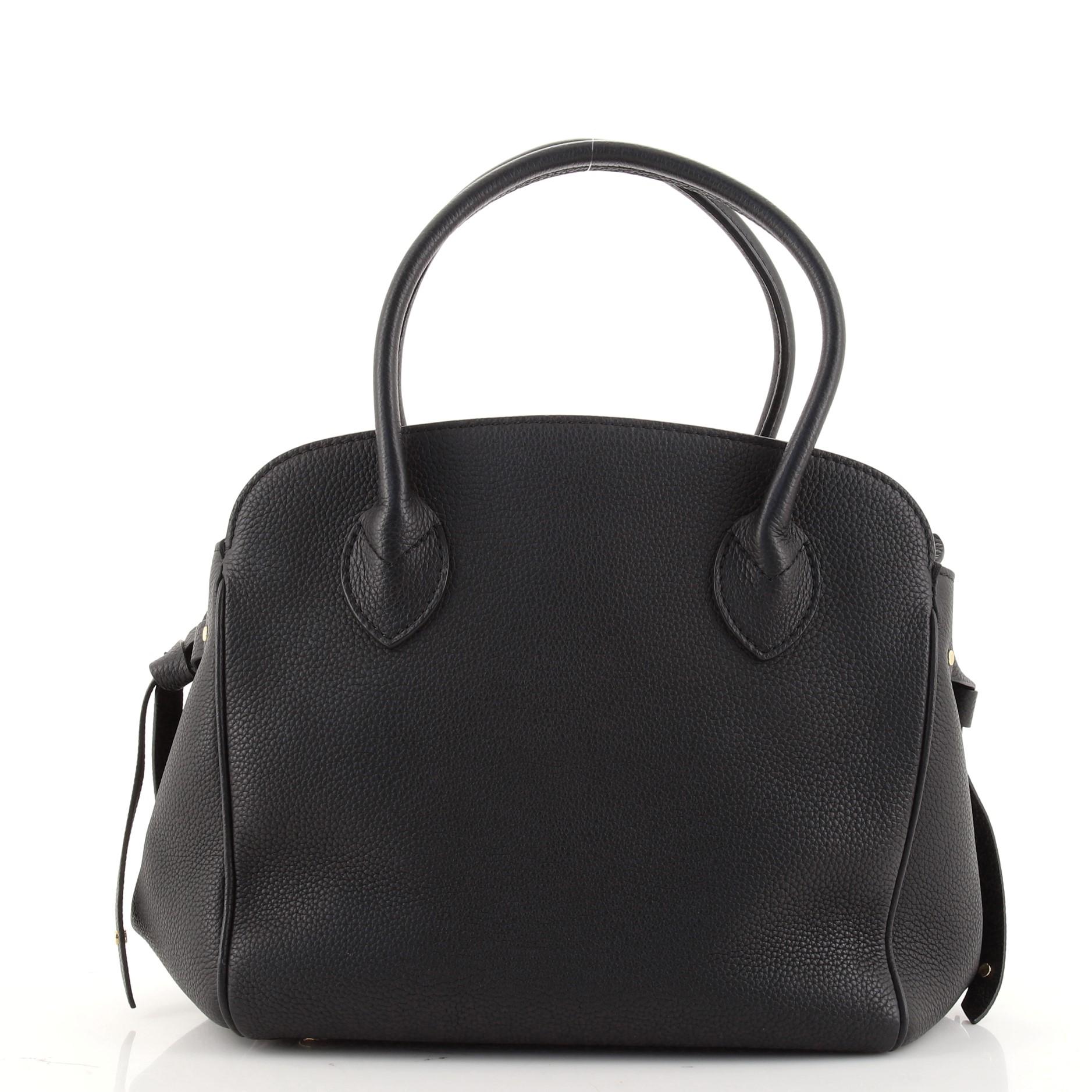 louis vuitton milla mm handbag black veau nuage calfskin