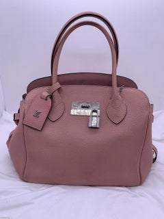 Louis Vuitton Milla PM Rose Poudre Pink Leather Top Handle Bag M54348