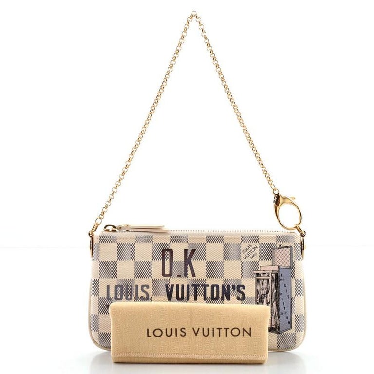 Louis Vuitton Milla Pochette Limited Edition Damier MM at 1stDibs