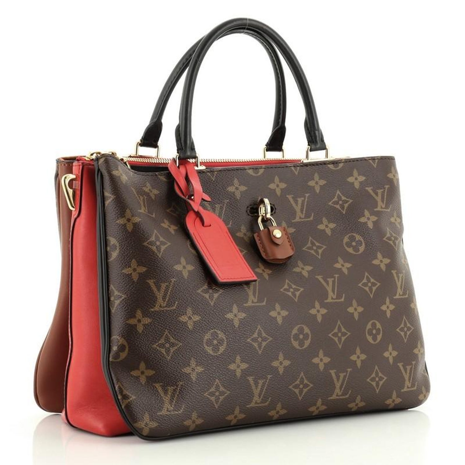 Louis Vuitton Millefeuille Handbag Monogram Canvas and Leather at 1stDibs