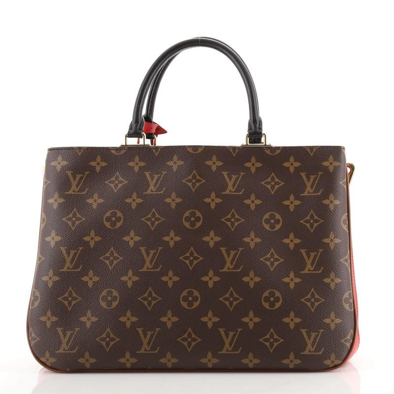 Nero Louis Vuitton Millefeuille Borsa in tela e pelle Monogram