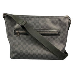 LOUIS VUITTON Milo Mick Pm Messenger Bag aus Segeltuch in Holzkohle & Schwarz mit Damier Graphit