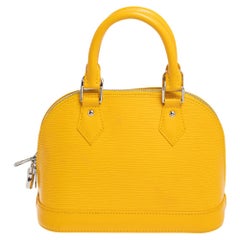 Louis Vuitton - Sac Alma BB en cuir épi mimosa