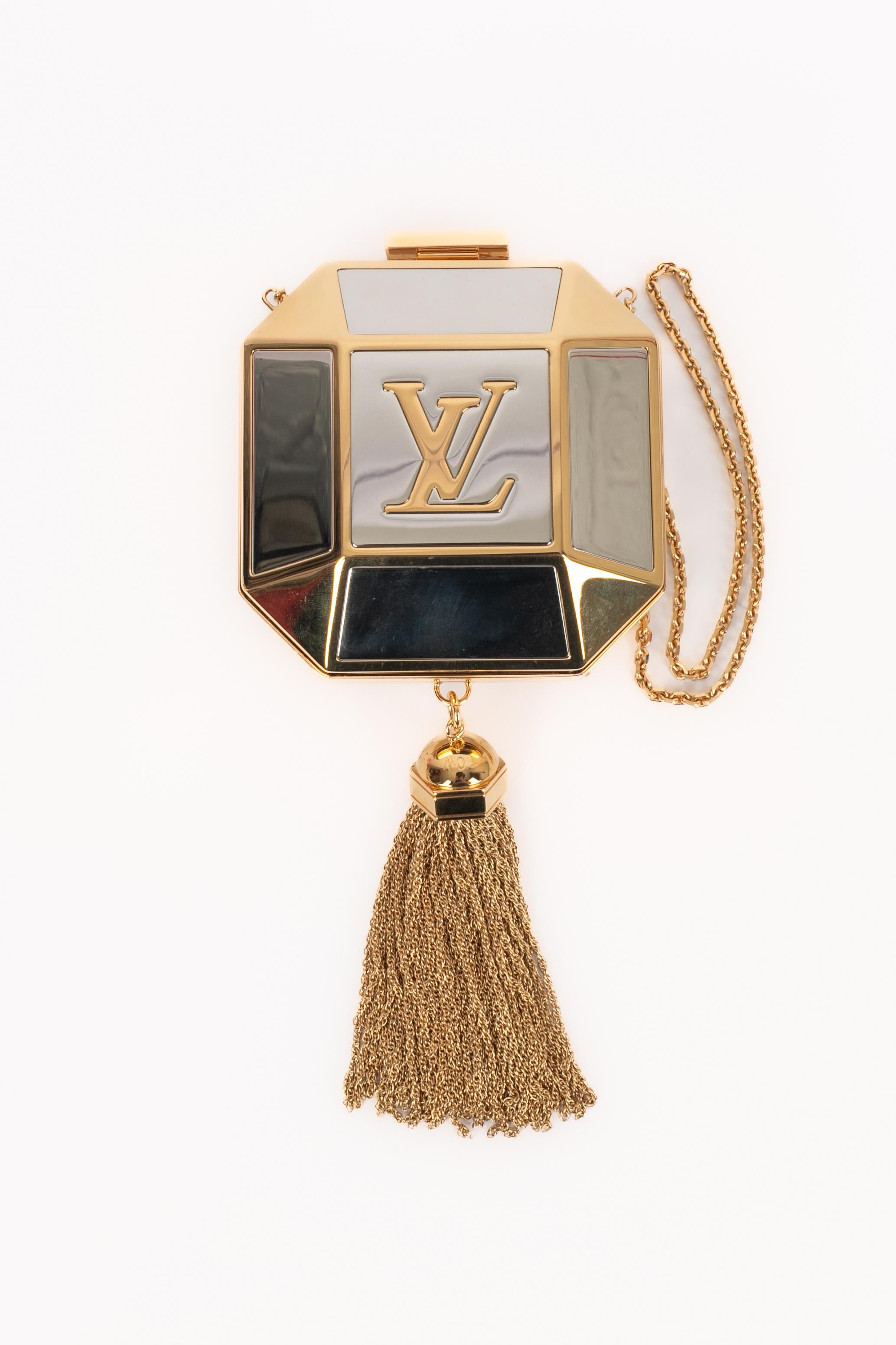 Brown Louis Vuitton minaudiere bag 2012s For Sale