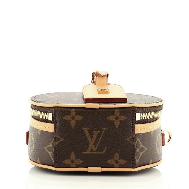 Black Louis Vuitton Mini Boite Chapeau Bag Monogram Canvas