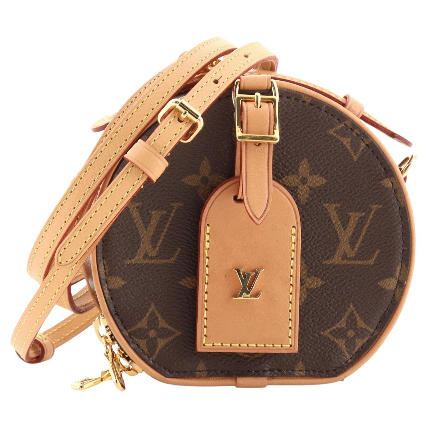 Louis Vuitton Mini Boite Chapeau Bag Monogram Canvas at 1stDibs  louis  vuitton circle bag price, lv small circle bag, louis vuitton bag circle