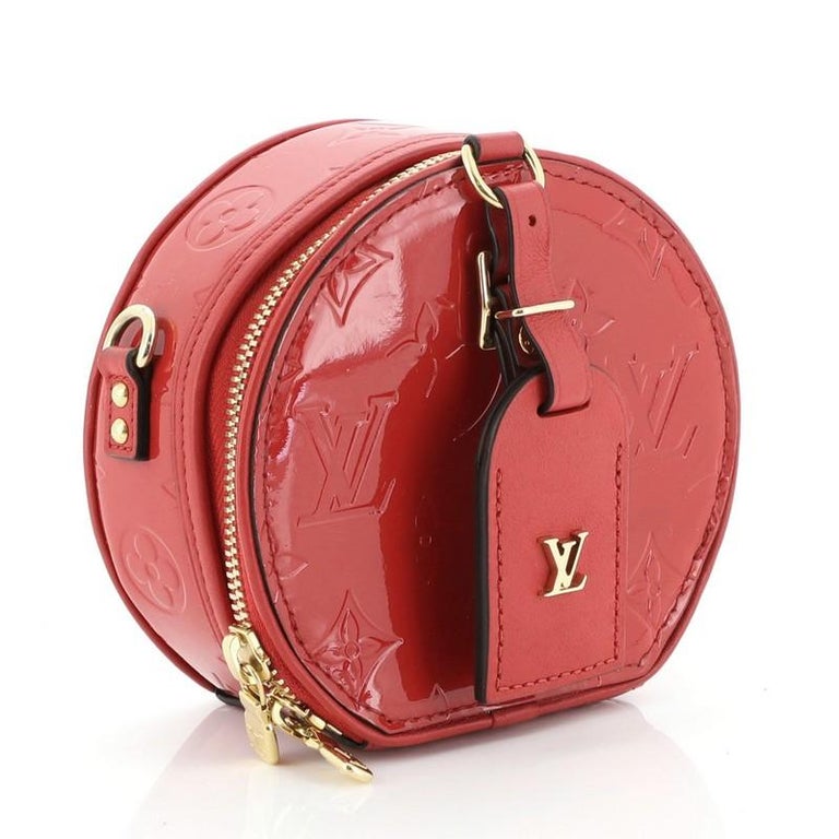 Louis Vuitton Mini Boite Chapeau Shoulder Bag Crossbody Vernis