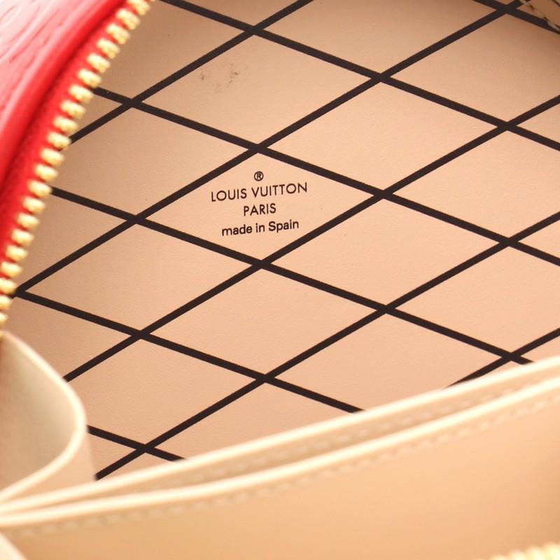 Red Louis Vuitton Mini Boite Chapeau Bag Monogram Vernis