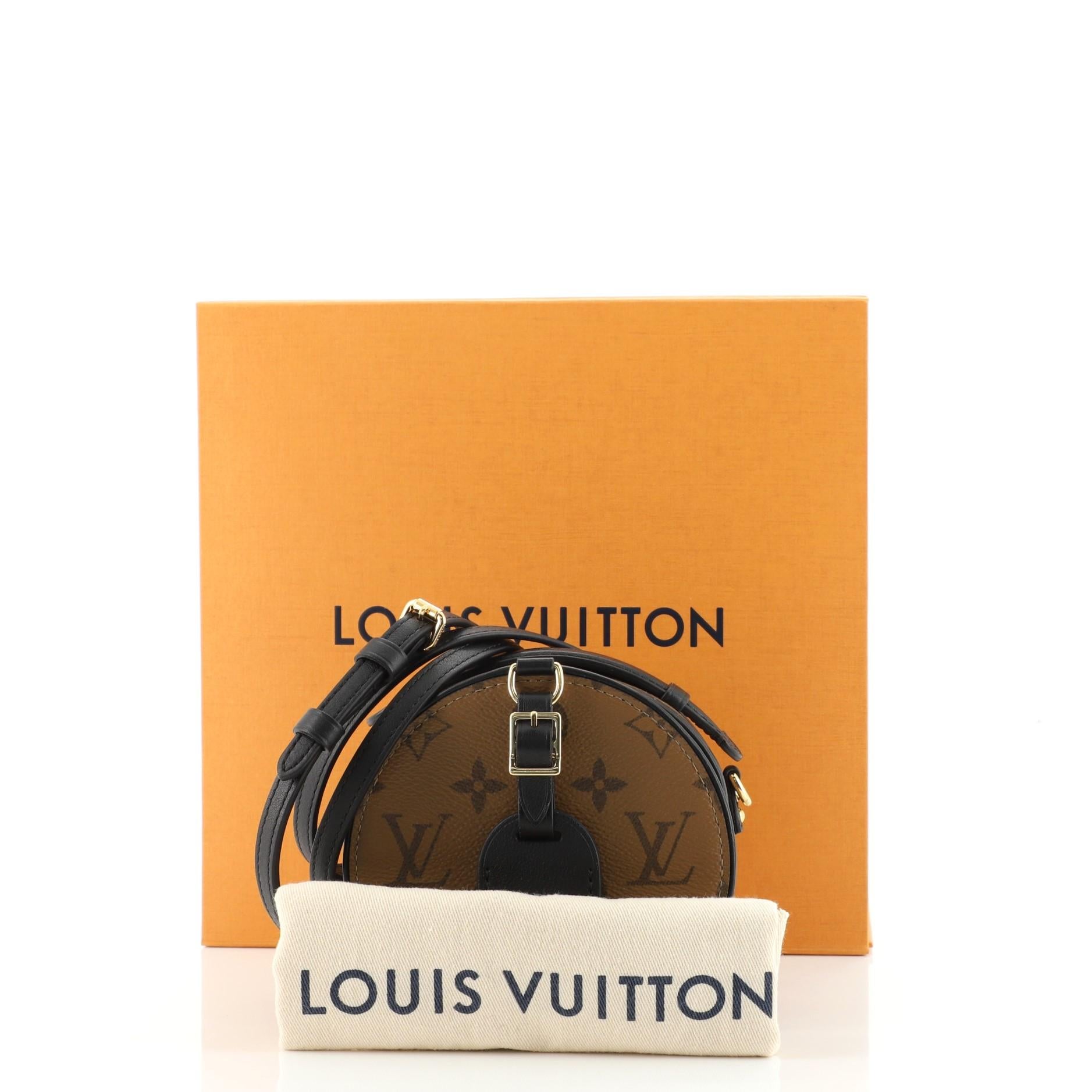 Louis Vuitton Boursicot Boite Chapeau Bag Reverse Monogram Giant at 1stDibs