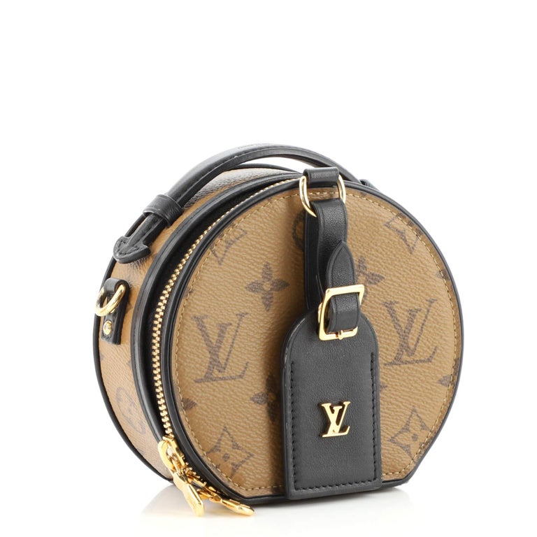 Louis Vuitton Mini Boite Chapeau Bag Reverse Monogram Canvas at 1stDibs   louis vuitton boite chapeau mini, lv mini boite, petite boite chapeau  reverse monogram