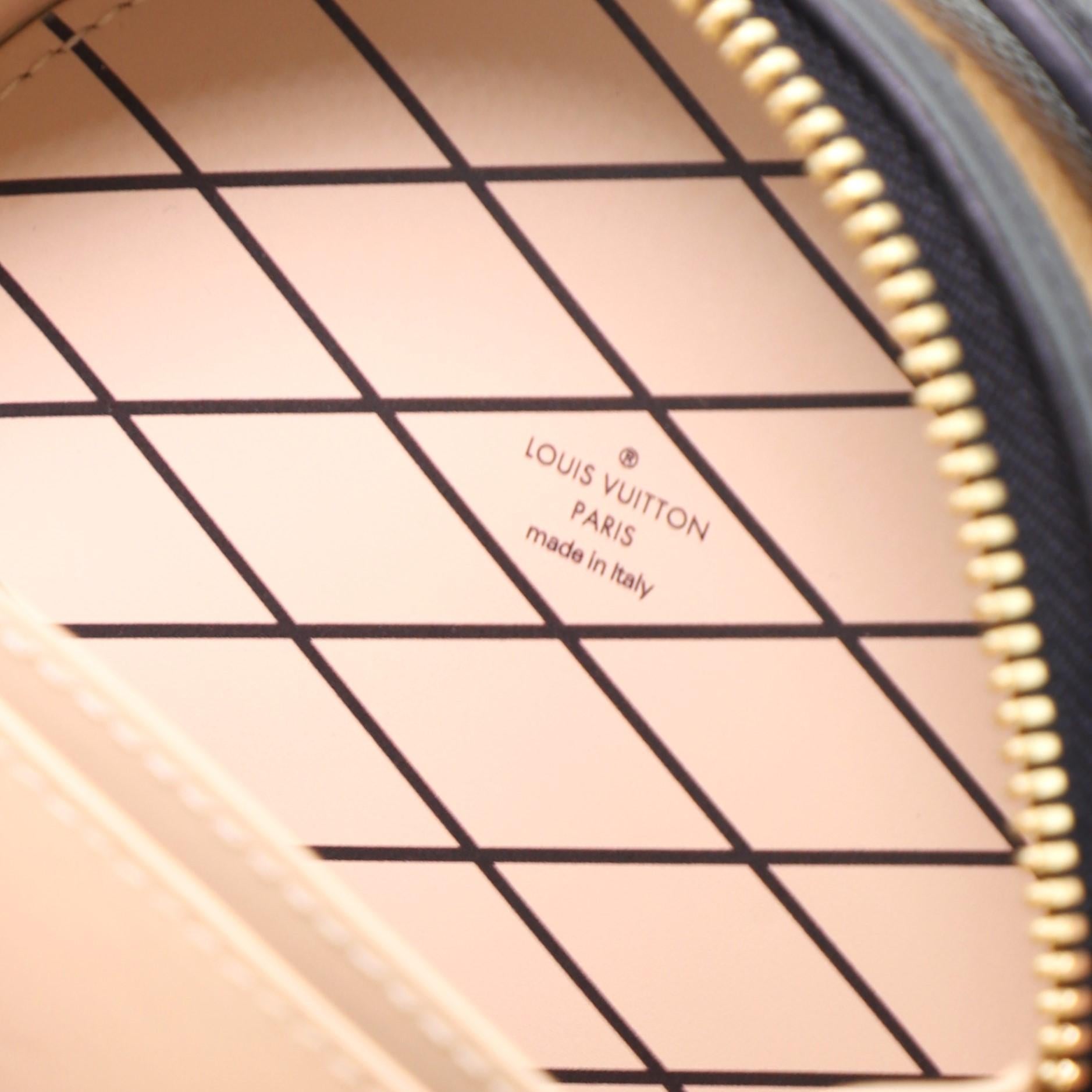 Black Louis Vuitton Mini Boite Chapeau Bag Reverse Monogram Canvas