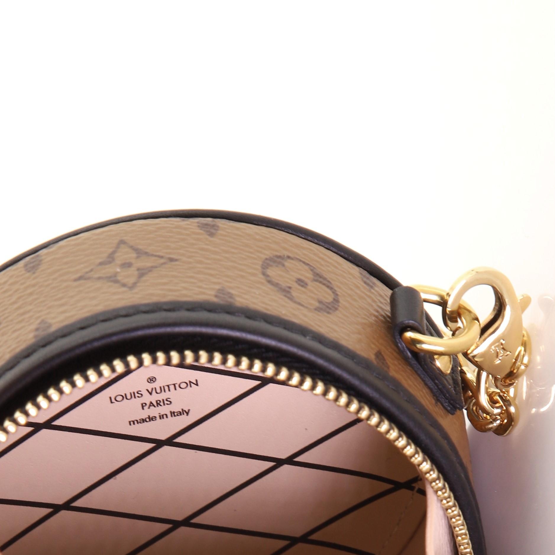 Louis Vuitton Mini Boite Chapeau Bag Reverse Monogram Canvas In Good Condition In NY, NY