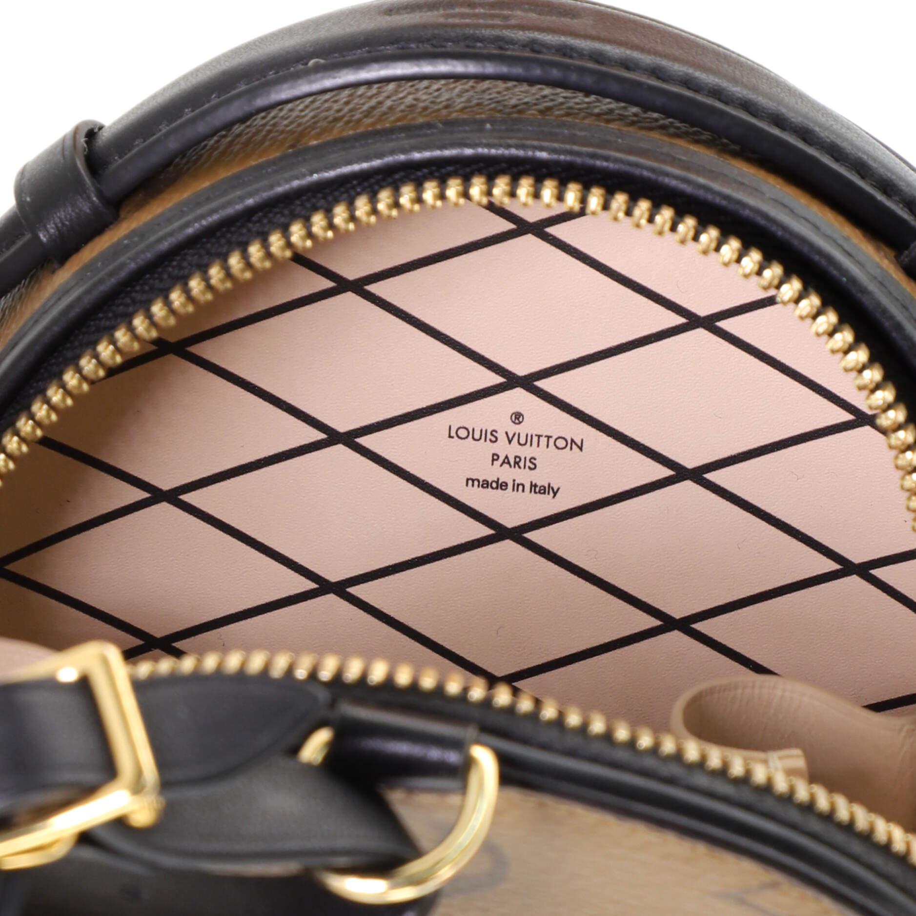 Women's or Men's Louis Vuitton Mini Boite Chapeau Bag Reverse Monogram Canvas