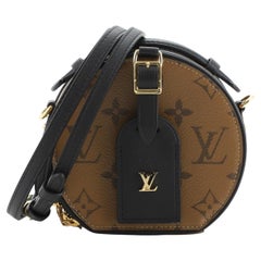 Louis Vuitton Mini Boite Chapeau-Tasche mit umgekehrtem Monogramm aus Segeltuch