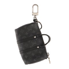 Louis Vuitton Mini Keepall Bag Charm And Key Holder Monogram Eclipse
