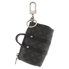 Louis Vuitton Mini Keepall Bag Charm And Key Holder Monogram Eclipse