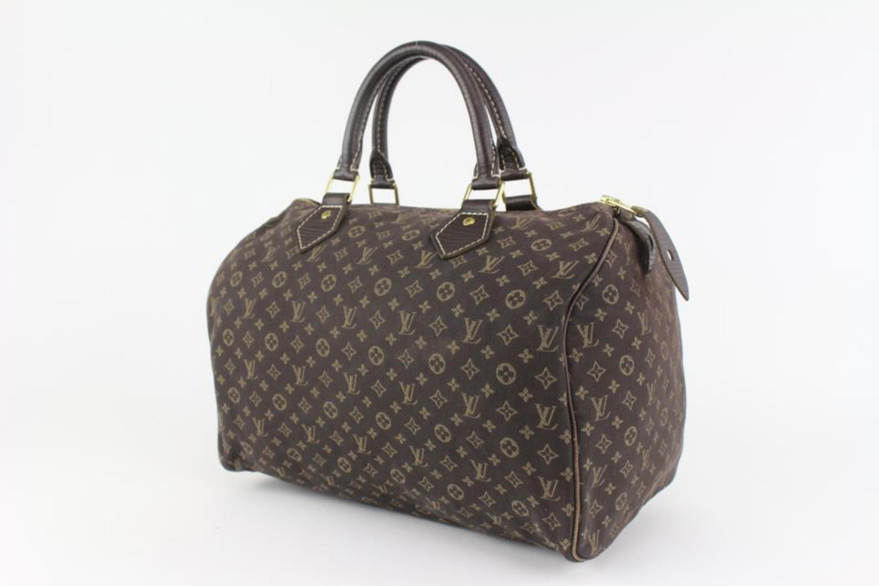 Louis Vuitton Mini Lin Brown Monogram Idylle Speedy 30 Bag 1130lv18 3