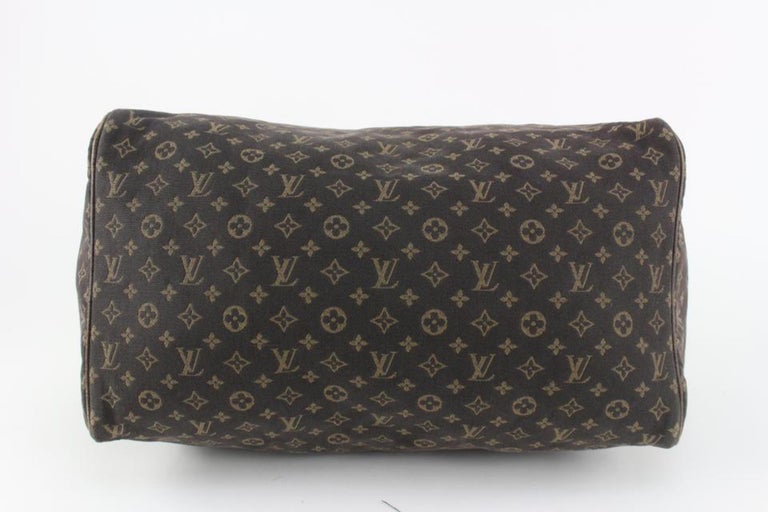 Louis Vuitton Mini Lin Brown Monogram Idylle Speedy 30 Bag Leather  ref.429424 - Joli Closet