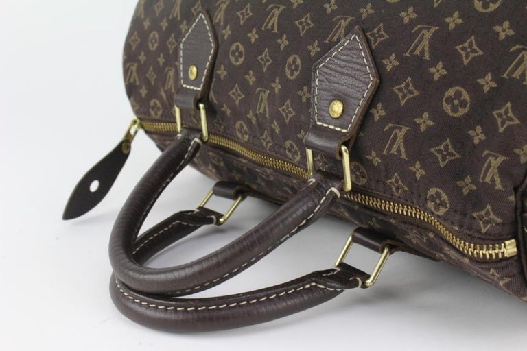 Louis Vuitton Mini Lin Brown Monogram Idylle Speedy 30 Bag 1130lv18 at  1stDibs