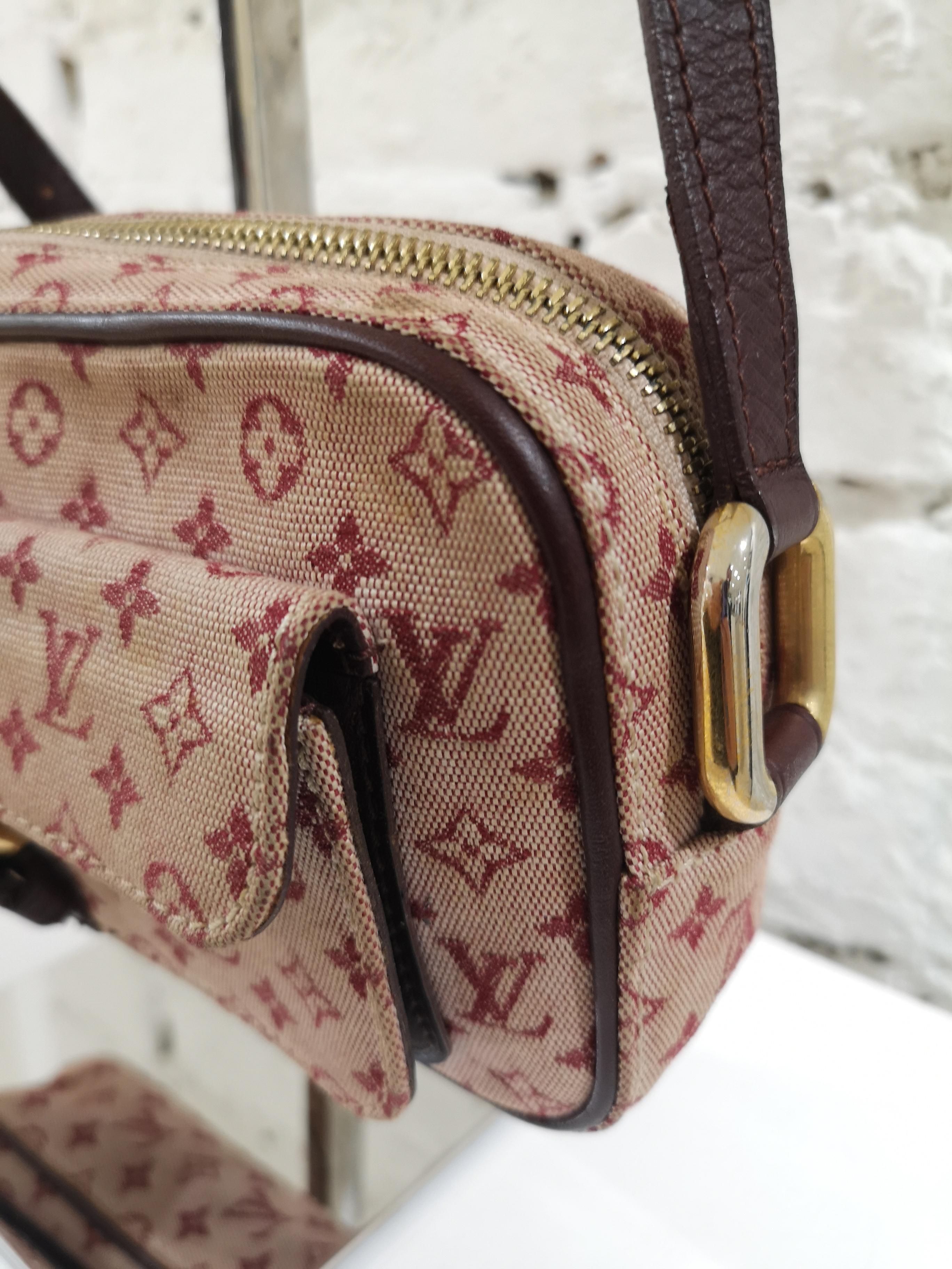 Brown Louis Vuitton Mini Lin Juliette Bag