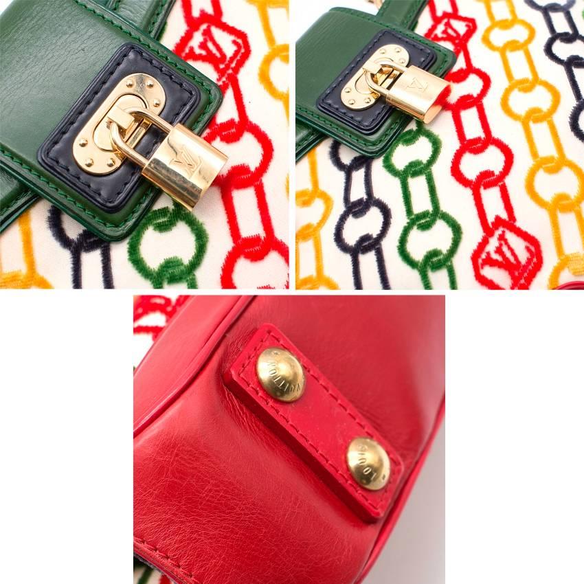 Women's Louis Vuitton 'Mini Linda' Limited Edition Chain Bag For Sale