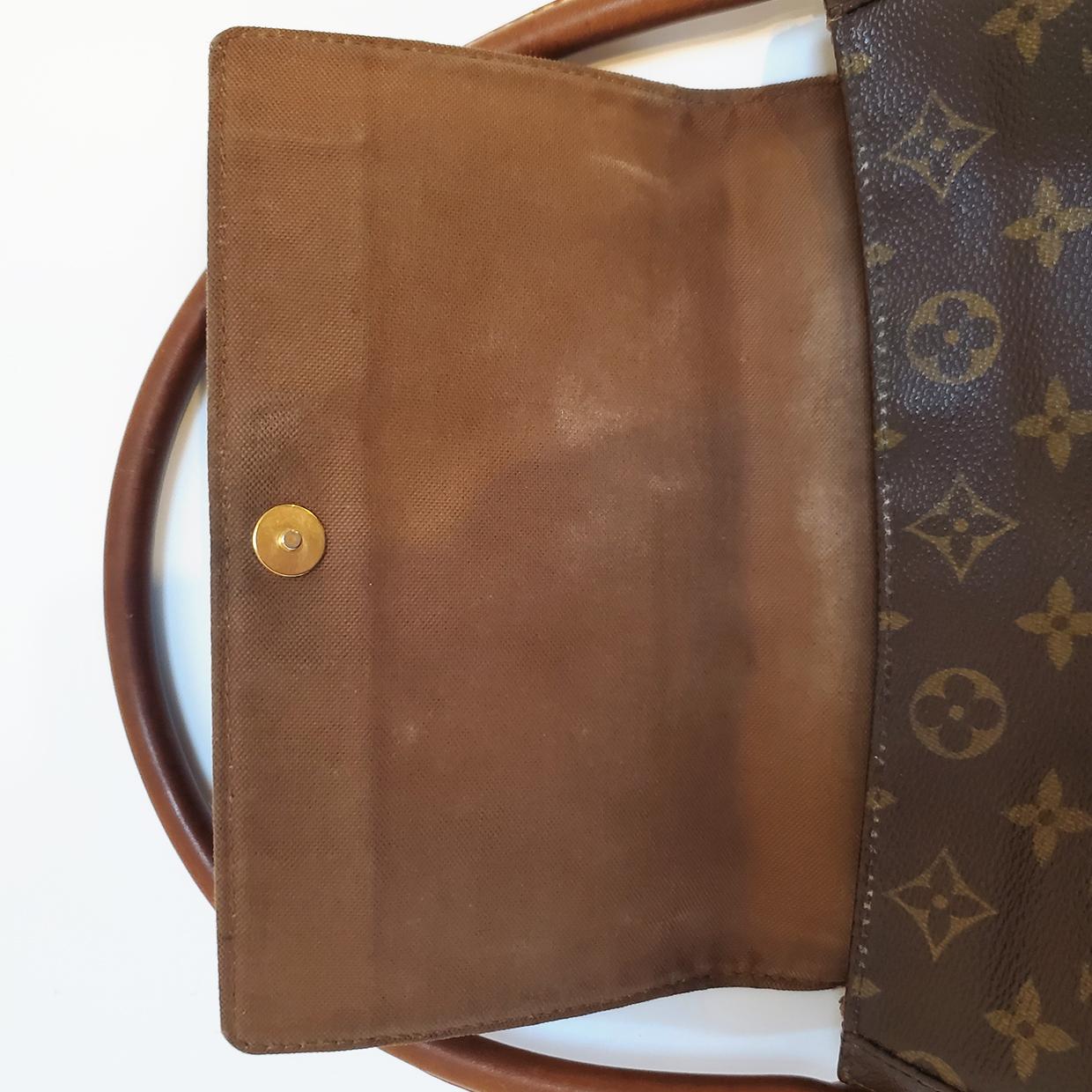 Louis Vuitton Mini Looping Bag Brown Monogram Hand Bag For Sale 1