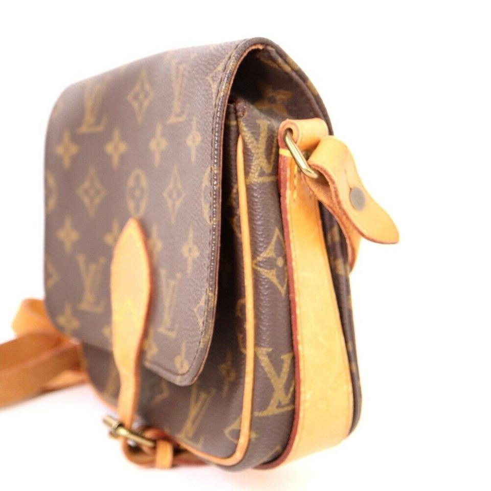 Louis Vuitton Mini Monogram Cartouchiere PM Crossbody Bag 863513 In Good Condition In Dix hills, NY
