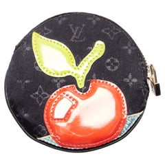 LOUIS VUITTON Mini Monogram Conte de Fees Apple monogram circle coins pouch bag