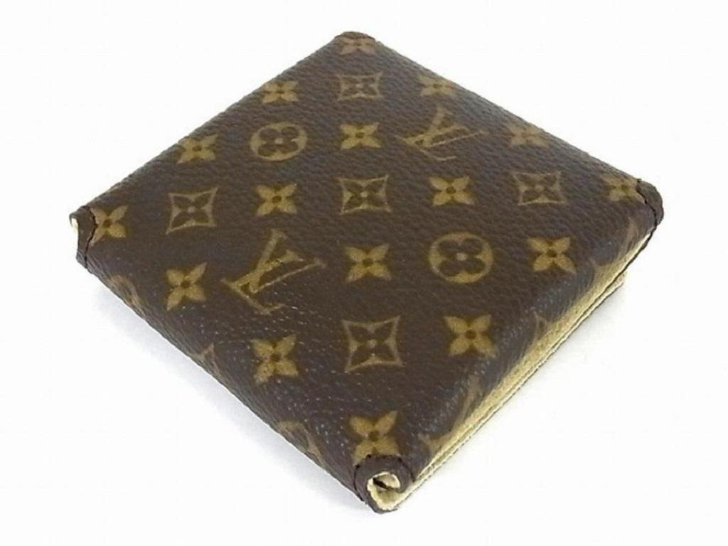 Louis Vuitton Mini Monogram Folding Jewelry Box240163 In Good Condition For Sale In Dix hills, NY