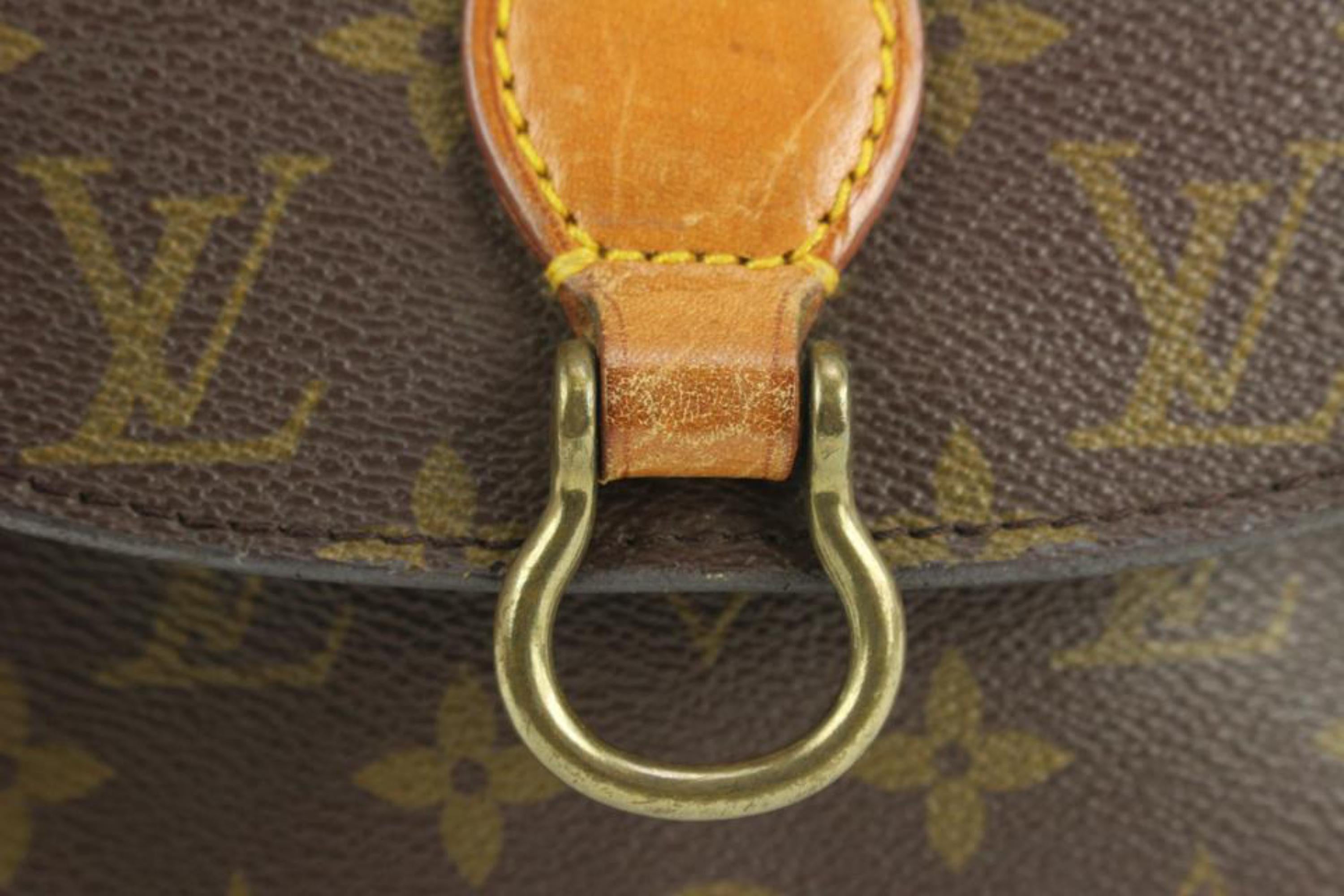 Louis Vuitton Mini Monogram Saint Cloud Crossbody Bag 16lv36 In Good Condition In Dix hills, NY