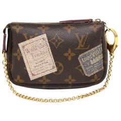 Louis Vuitton Mini Pochette Accessories Monogram  Stamp Canvas Bag