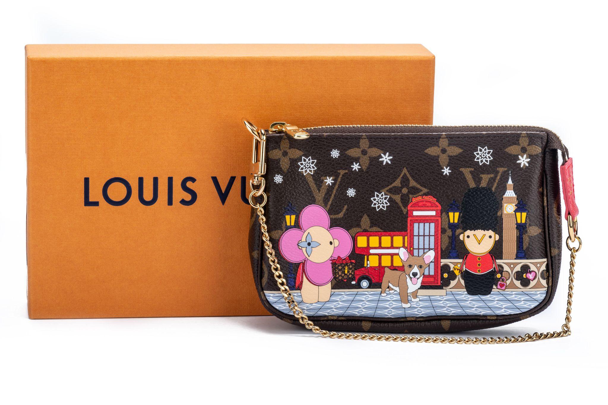 Louis Vuitton Mini Pouchette Xmas 2022 en vente 9