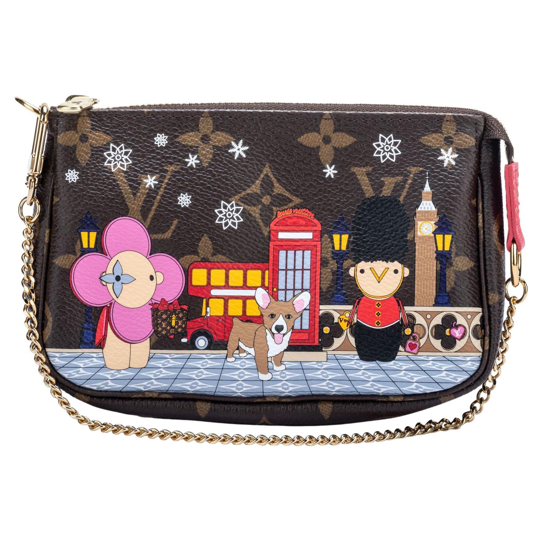 Louis Vuitton Mini Pouchette Xmas 2022 en vente