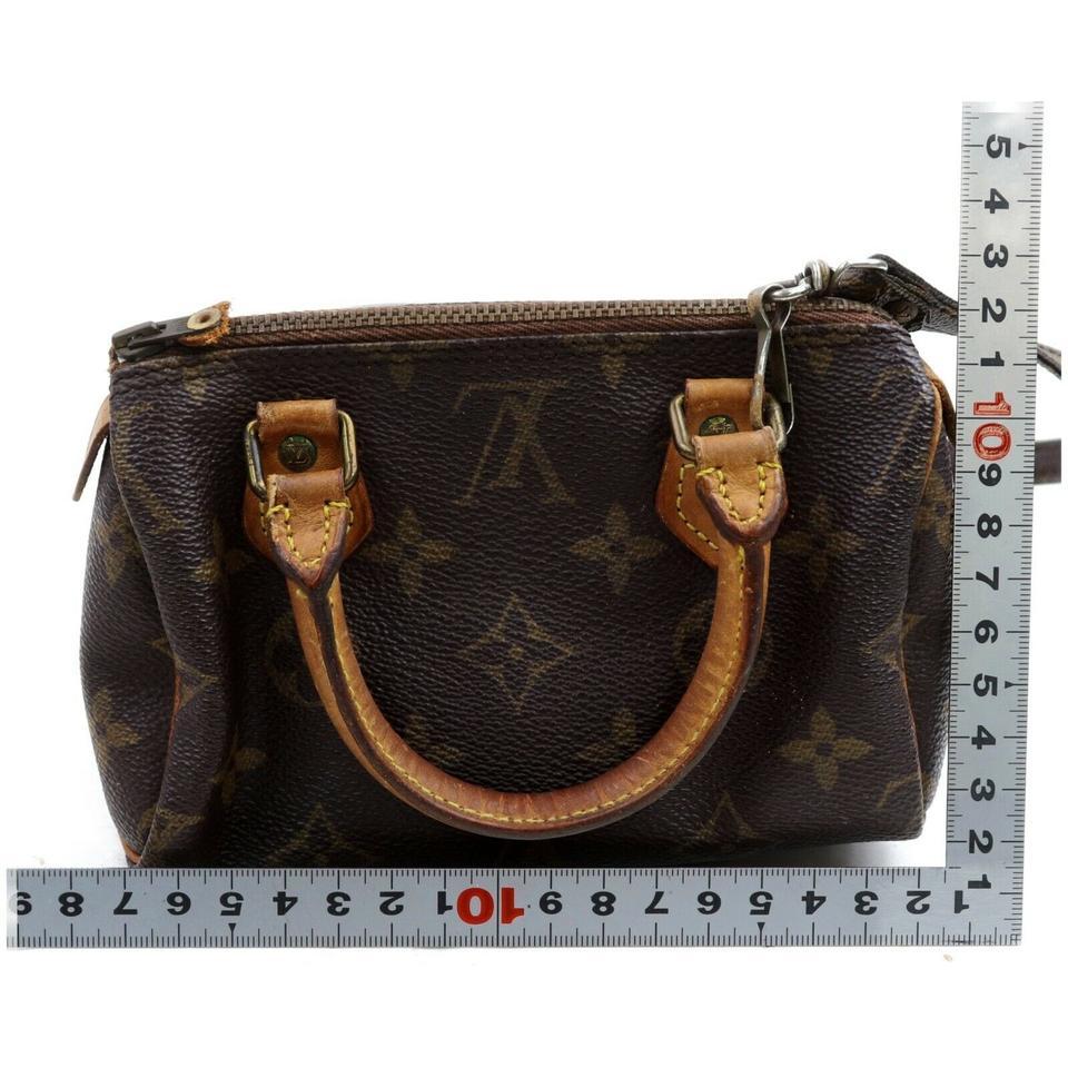 Louis Vuitton Mini Speedy HL Bandouliere Nano with Strap 872628 In Good Condition In Dix hills, NY