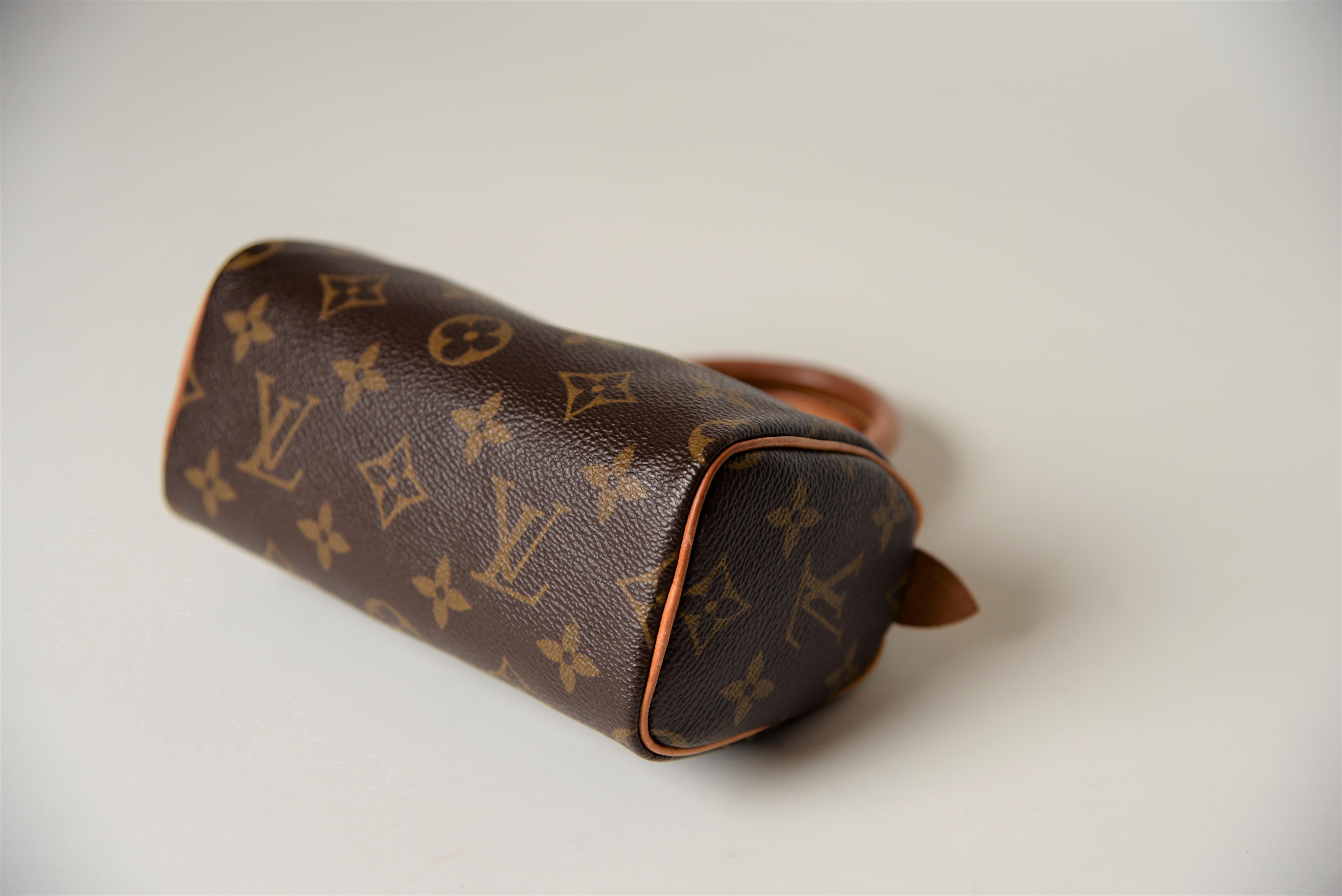 Black Louis Vuitton Mini Speedy Monogram with Dustbag