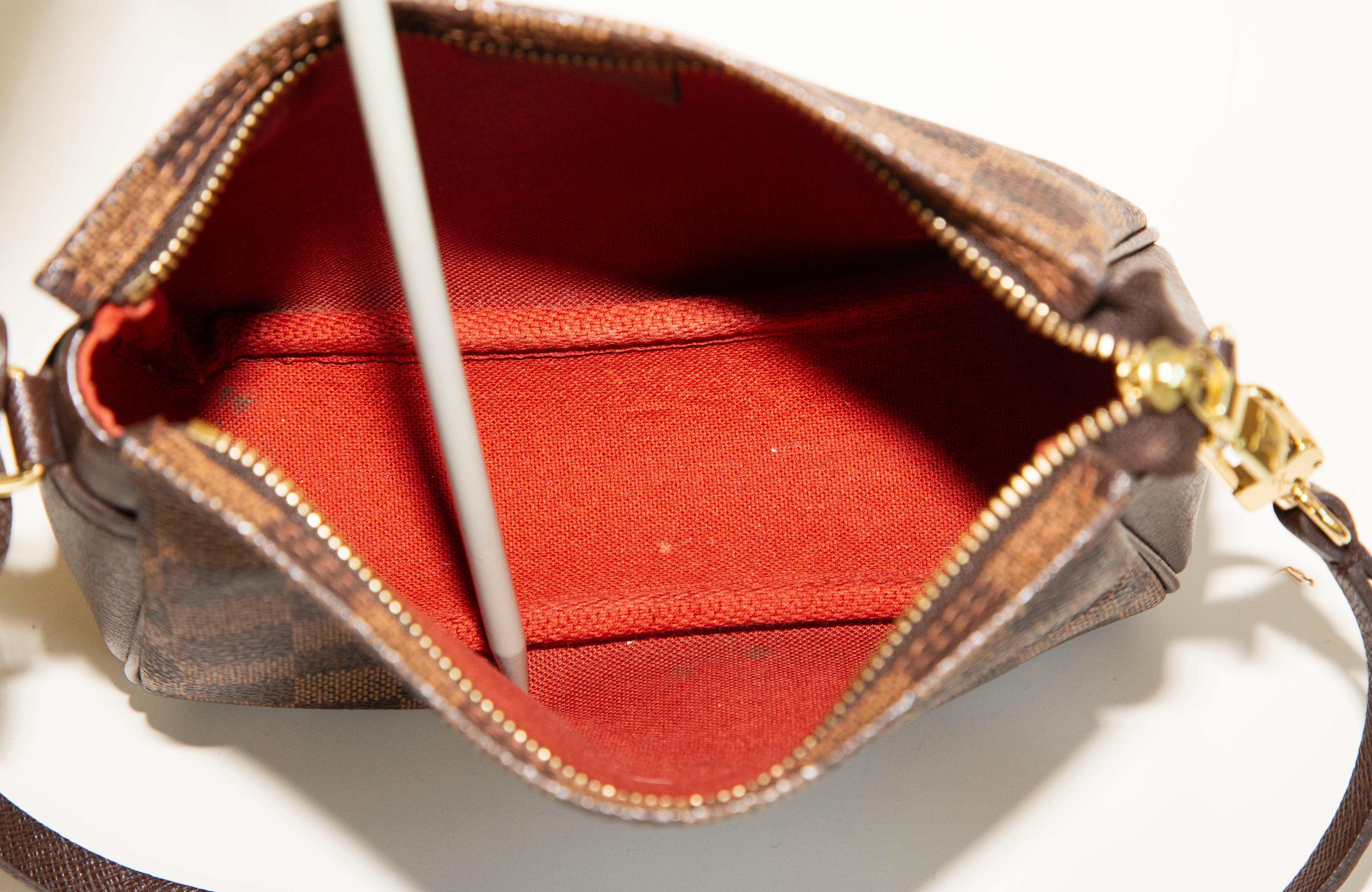 Louis Vuitton Mini Trousse Make Up Damier Ebene Vintage Handbag 6