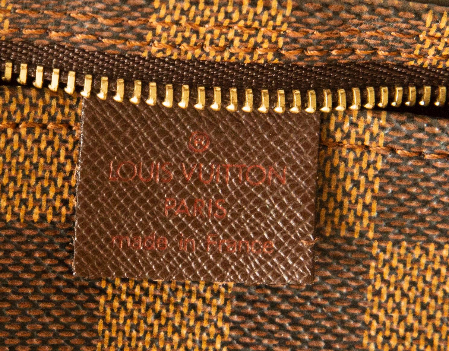 Louis Vuitton Mini Trousse Make Up Damier Ebene Vintage Handbag 8