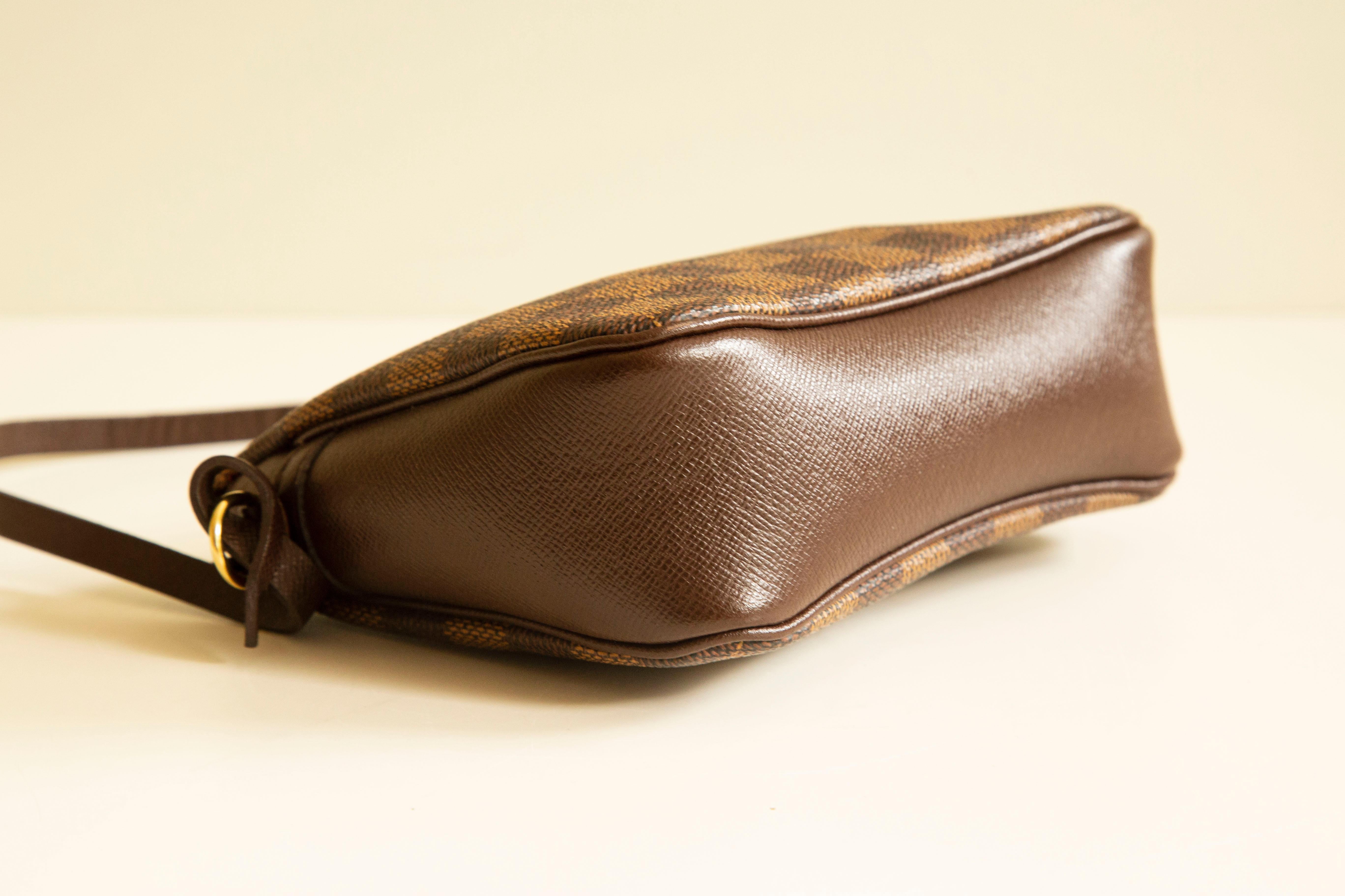 Louis Vuitton Mini Trousse Make Up Damier Ebene Vintage Handbag 1