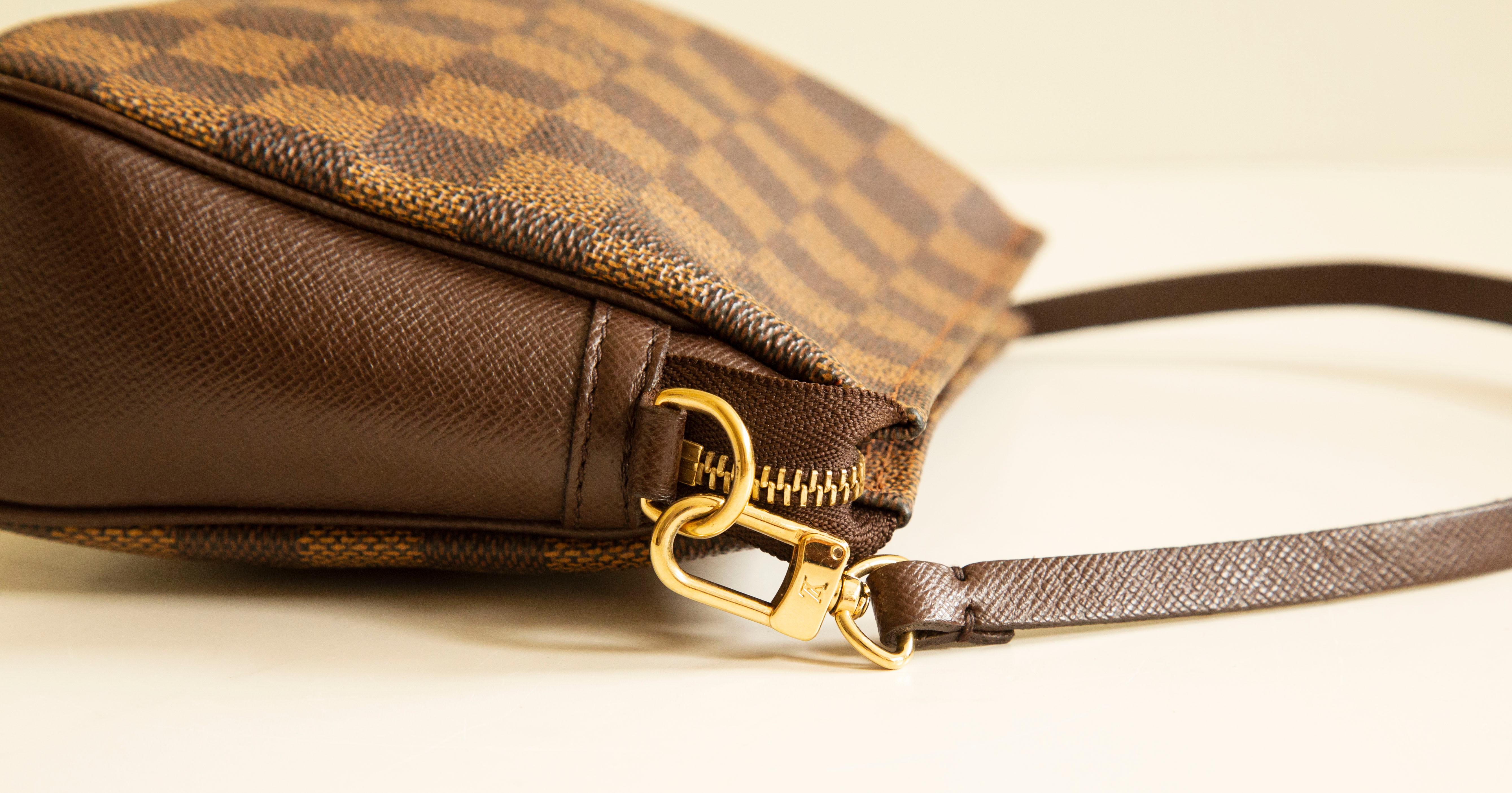 Louis Vuitton Mini Trousse Make Up Damier Ebene Vintage Handbag 2